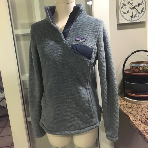 Patagonia shadow blue Re-tool snap T fleece pullover - Picture 14 of 16